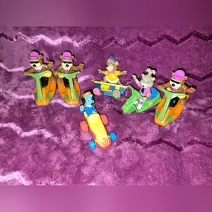 Vintage Hanna Barbera Mcdonalds Yogi Bear Pull Back Car Toy Lot